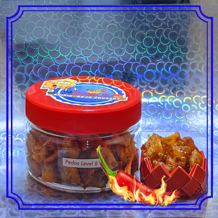 

Kripik Keju Mainichi Chips Crunchy Snack Crispy Pedas Spicy Balado Enak