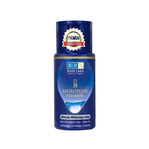 HADA LABO Shiro Jyun Whitening Lotion Premium 100ml (biru tua)