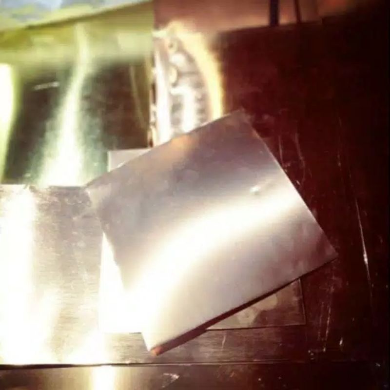 plat lembaran tembaga ukuran 15cm x 15cm tebal 0.2mm