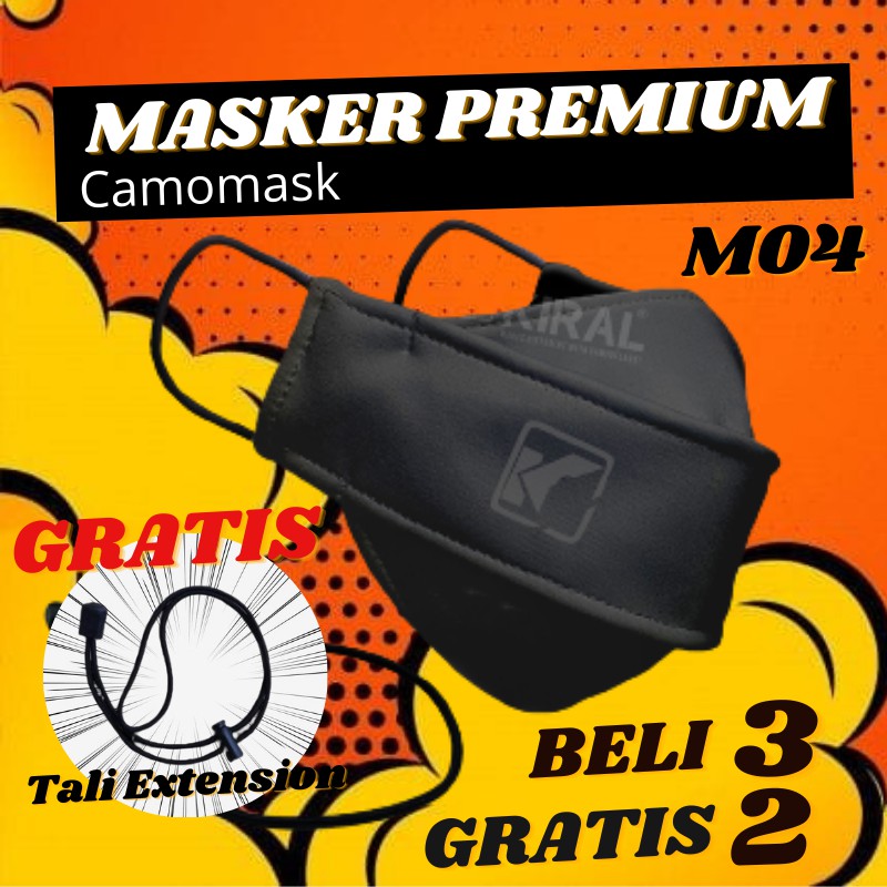 [UPDATE PROMO] Masker Kain Pria Camomask Camo Mask Kiral Motif Distro Keren Premium M04