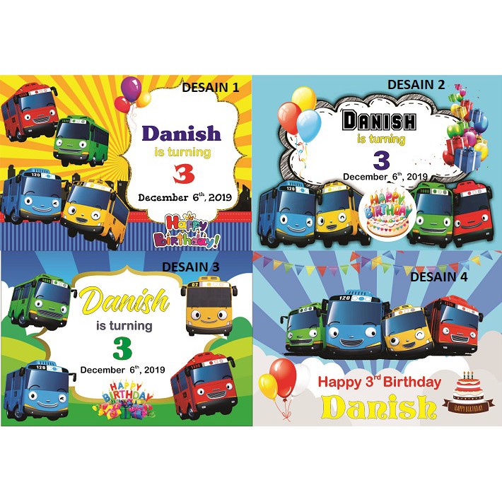 

STIKER BENTO /GOODY BAG MOTIF TAYO