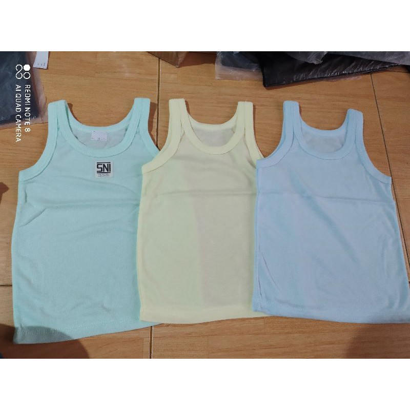 Singlet kaos dalam Anak Adem Warna (1pcs)