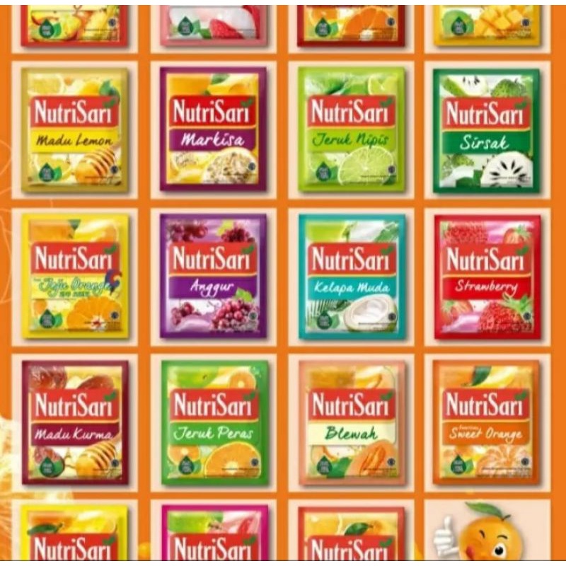 

Nutrisari All Variant Sachet isi 10x14gr