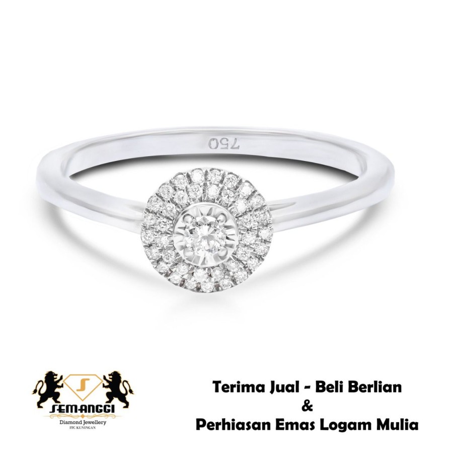 Cincin berlian wanita SMG 666 - Semanggi Jewellery