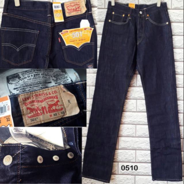 Denim selvedge levis jeans