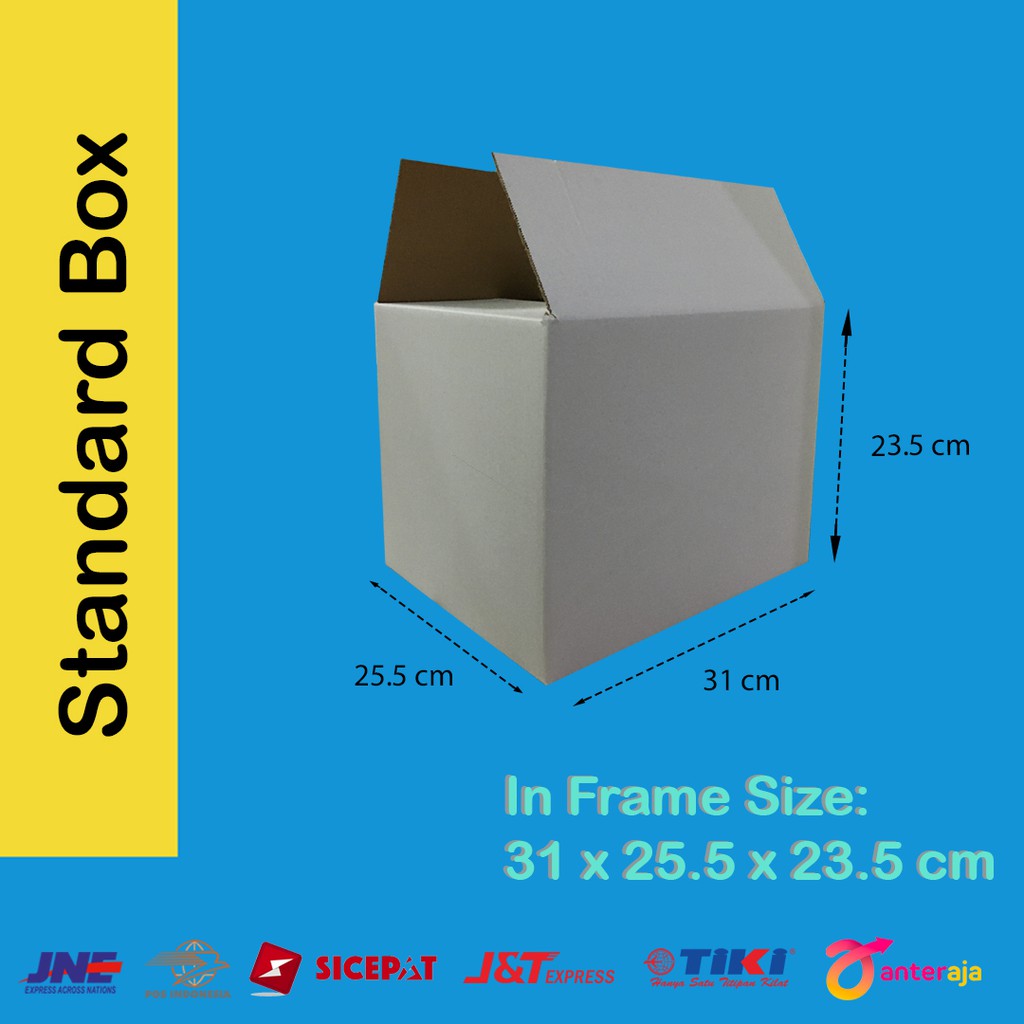 KARDUS KARTON UK 31x25.5x23.5 CM /KOTAK KARTON / DUS /KOTAK / KOTAK KARDUS / BOX PACKING / KOTAK KEM