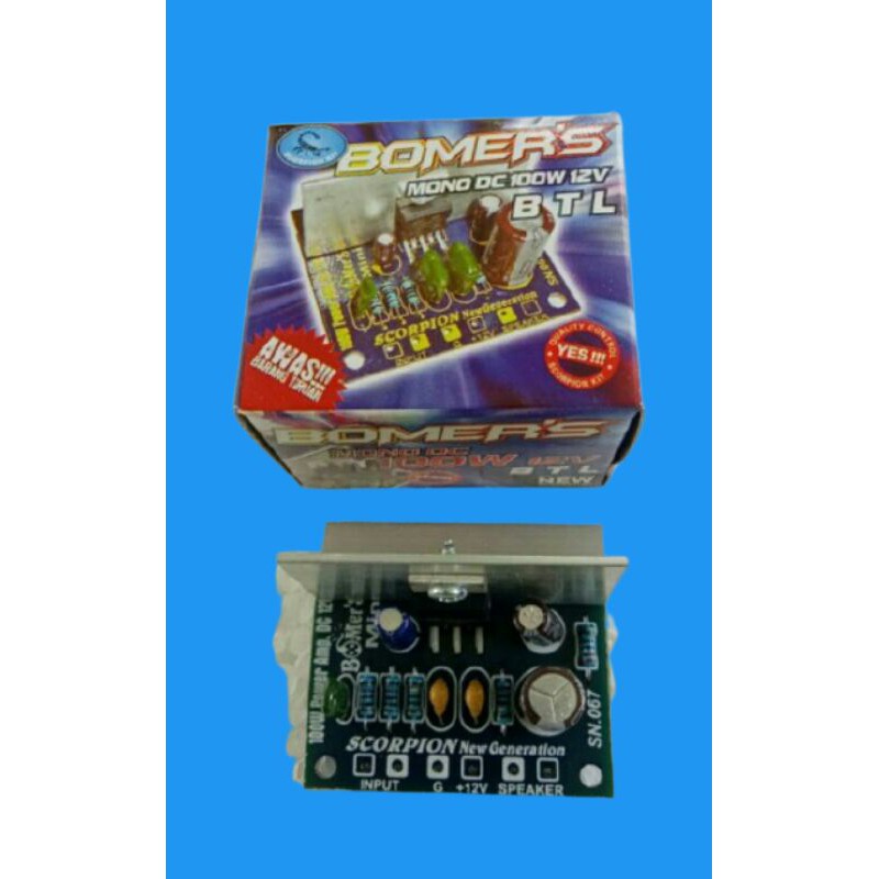 driver mono dc 100w 12v BOMBER BTL