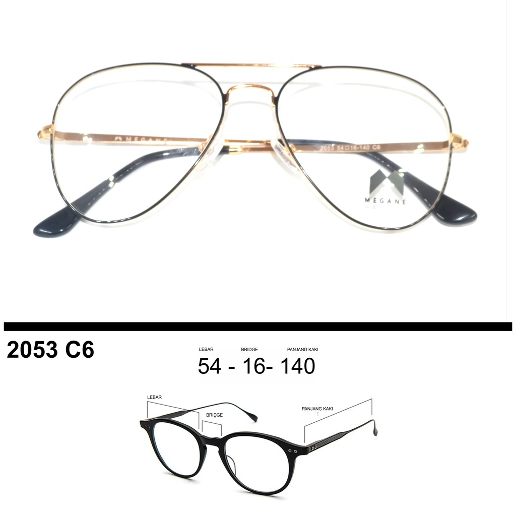 Frame Kacamata Megane 2053 C6
