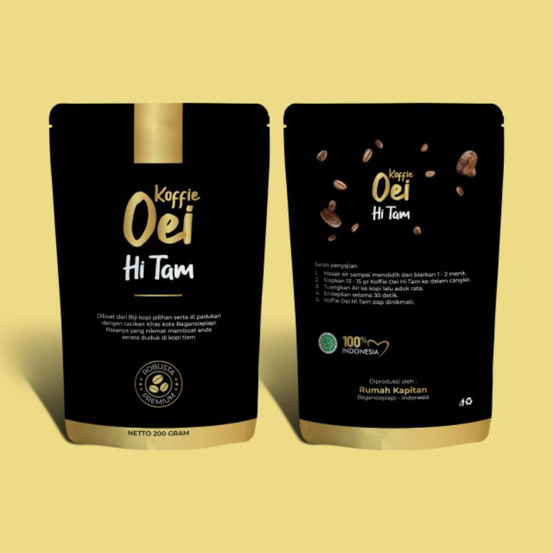 

Kopi hitam bagan oleh-oleh khas Bagansiapiapi