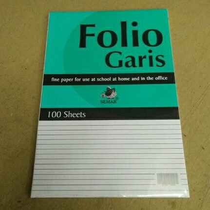 

Kertas Folio Garis Semar (100)