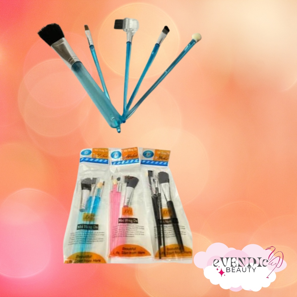 [ isi 5 kuas ] Kuas Makeup Set 5pcs / Make Up Brush