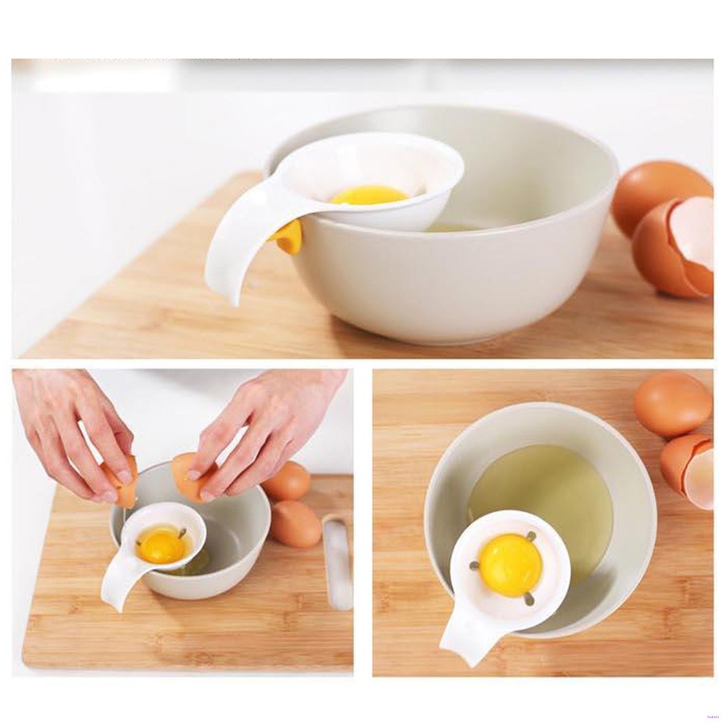 [READY STOCK] Egg Seperator Egg White Yolk Sifting Holder Egg Divider Tools Kitchen Accessory