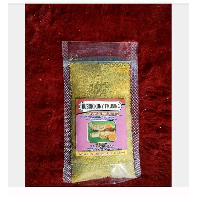 

Bubuk Kunyit Kuning Alami Tanpa Pengawet Murni 100gr