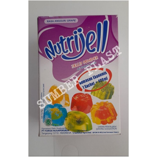 

Nutrijell ekonomis Anggur 12sachets@10g