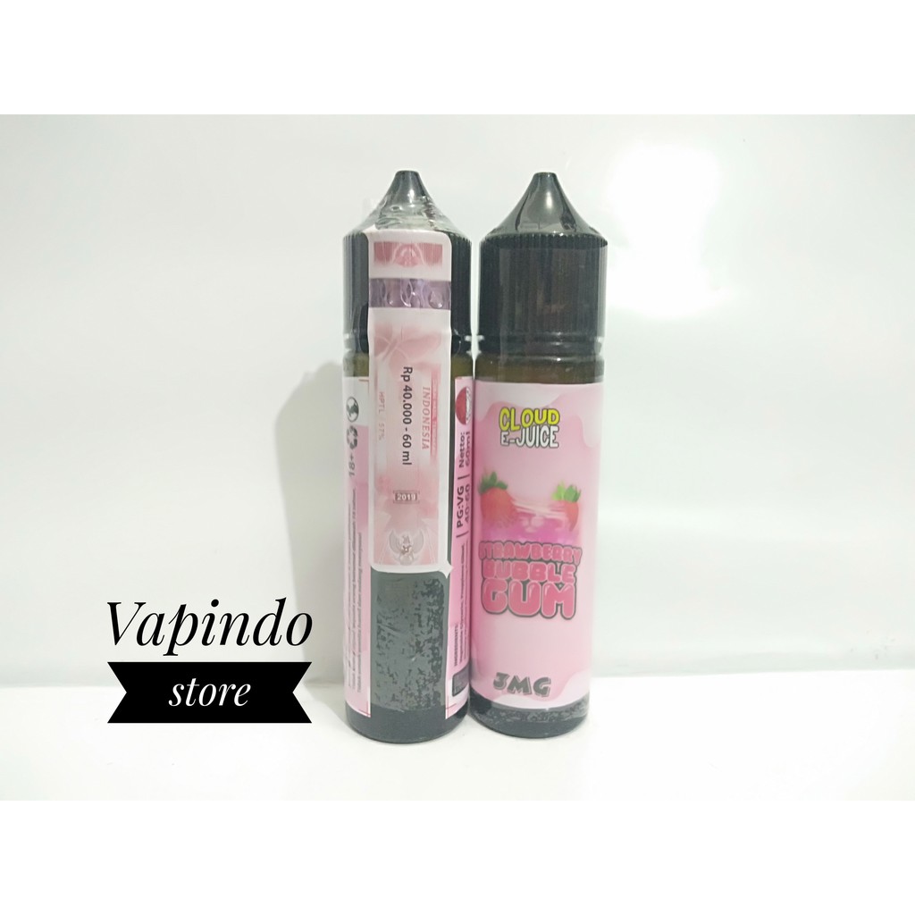 [3MG] CLOUD EJUICE STRAWBERRY BUBBLEGUM 60ML TOR PREMIUM E LIQUID VAPE