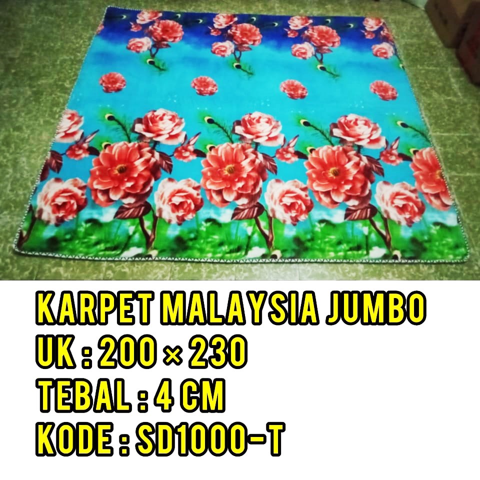 AMBAL MALAYSIA JUMBO KING SIZE 220 X 200 CM TEBAL DAN LEMBUT