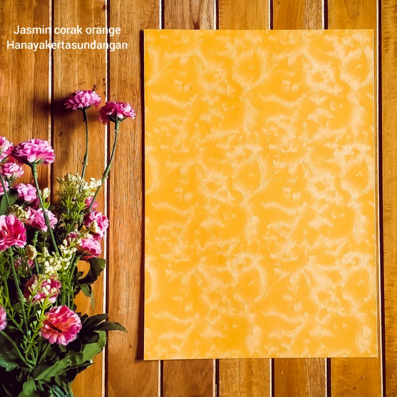 

kertas Jasmine corak orange A4 murah
