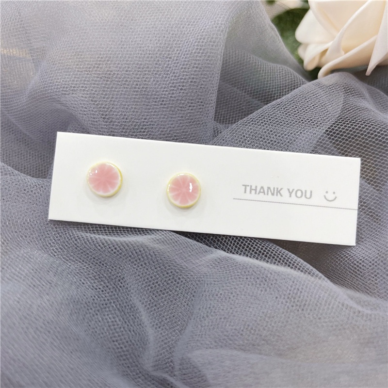 S925 Silver Needle Ceramic Earring Combination Exquisite Small Cute Simple Girl Student Earrings Wholesale 2021-01
