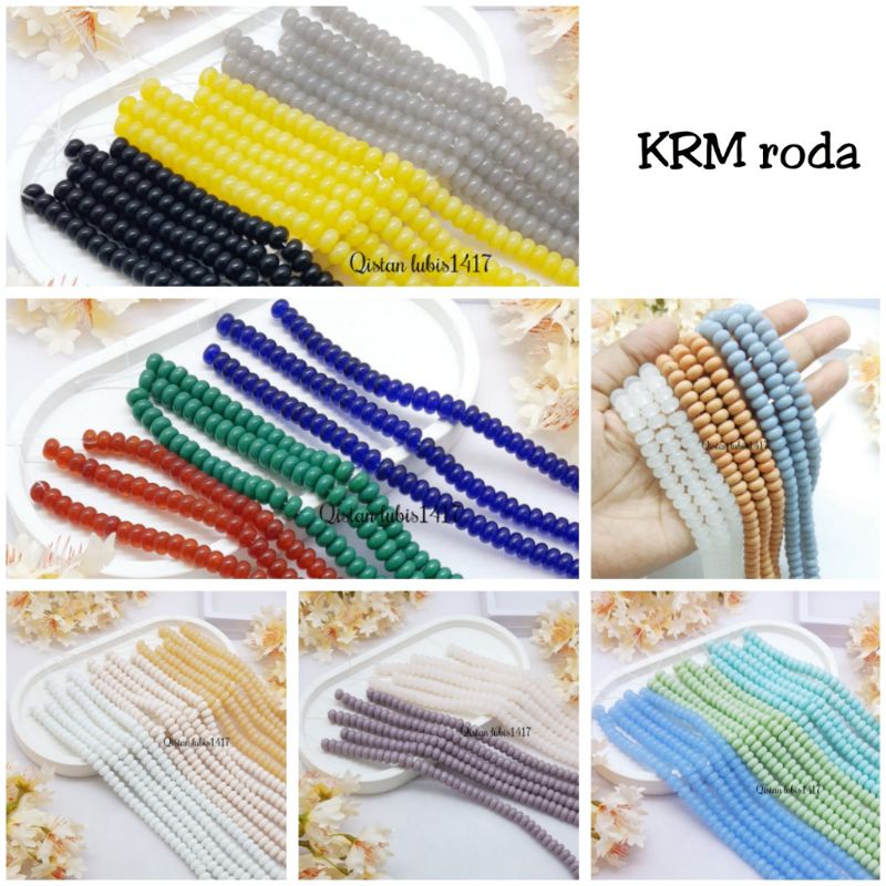 KRM manik keramik roda ecer/10 pcs