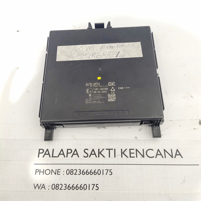 BCM Body Control Modul Suzuki New Baleno 2016-2020 Original