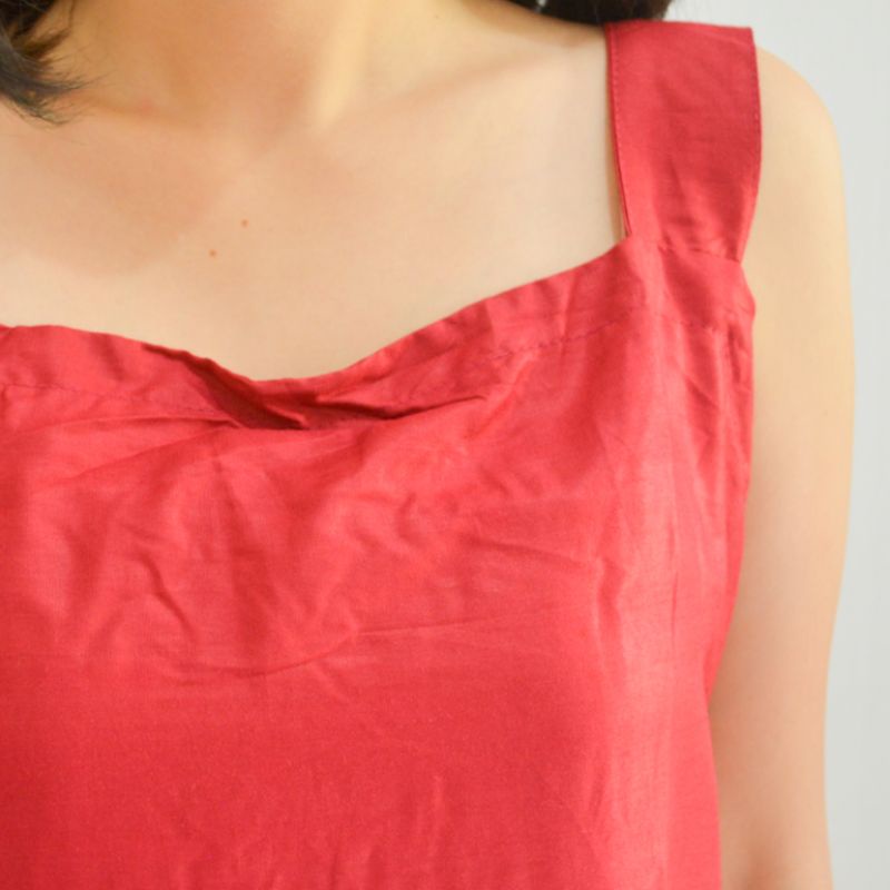 Daster Viral Ruffle Gandul Tali Bali | Daster Yukensi Tanpa Lengan Rayon-3