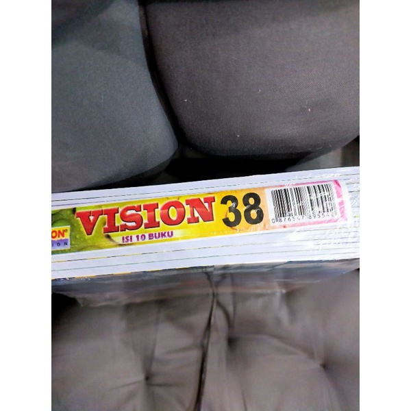 vision buku tulis 38 lembar (1pak isi 10buku)