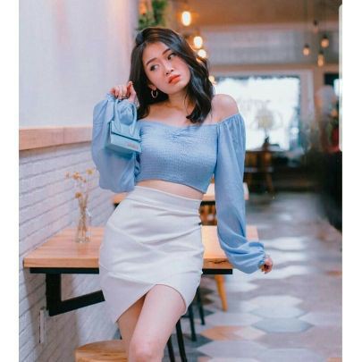 (COD) Kirei Top Varian Warna / Pakaian Wanita / Atasan / Crop Top