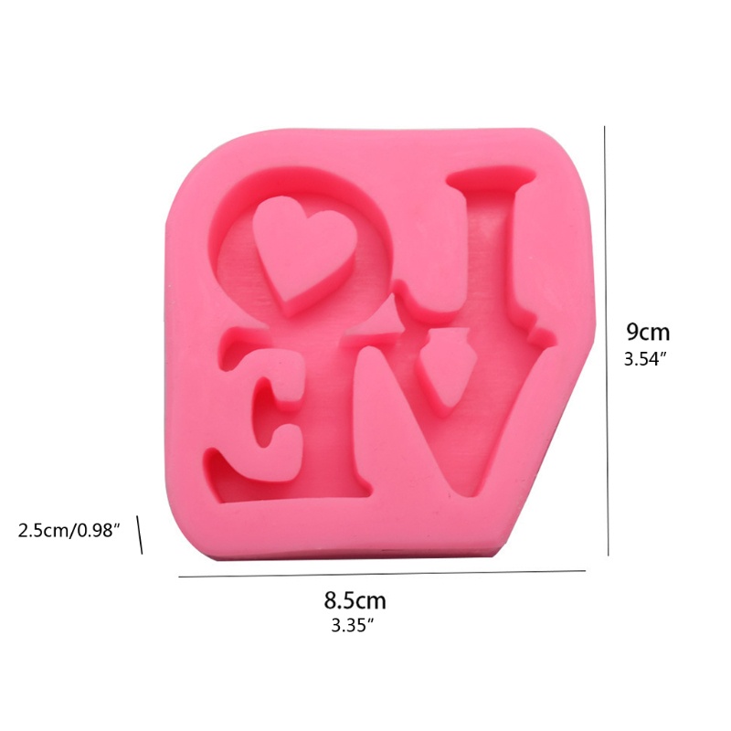 SIY  Love Letter Silicone Mold Love Resin Mold Love Sign Word Epoxy Resin Molds Tools