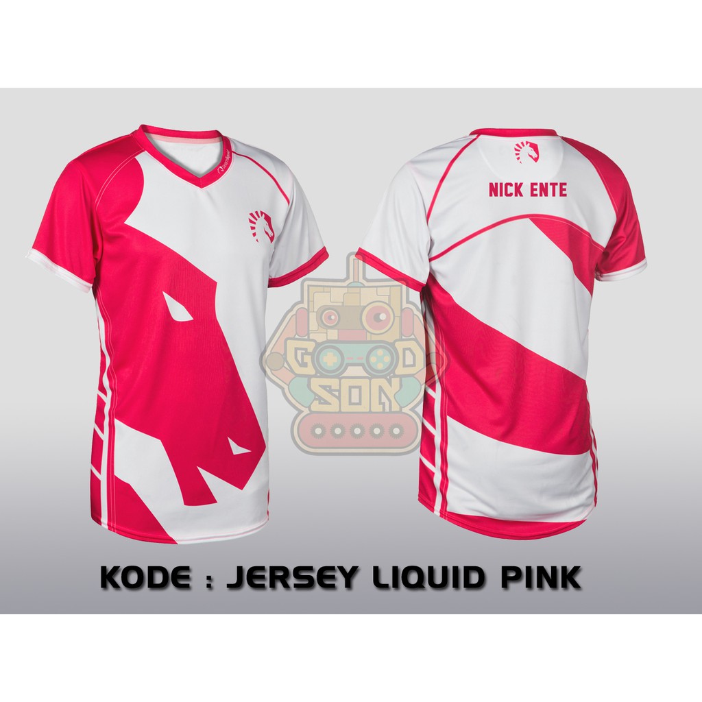 JERSEY / KAOS TEAM GAMING TEAM LIQUID PINK