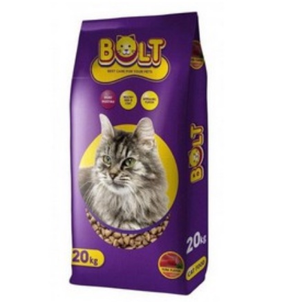 BOLT 1KG/ bolt makanan kucing 1kg/dry food