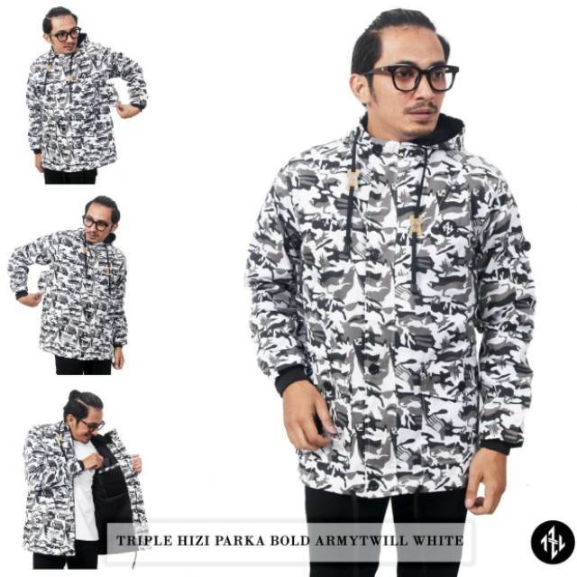 JAKET PARKA ARMY / JAKET PARKA LORENG / JAKET PARKA ARMY KEREN