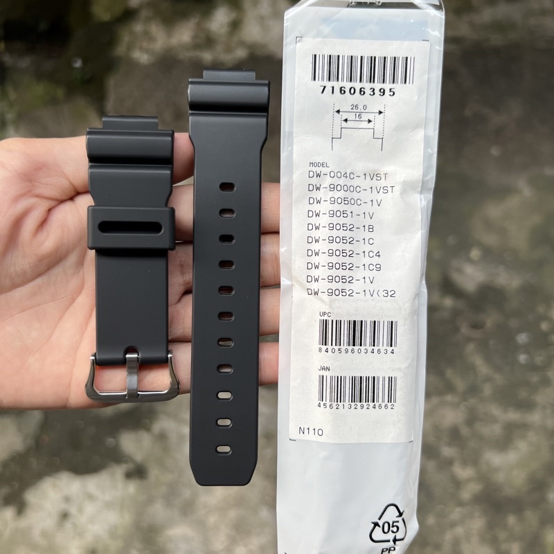 Strap tali jam tangan casio original DW-9051 DW-9052 DW-9000C DW 004C band DW 9051 DW 9052 DW 9000C 