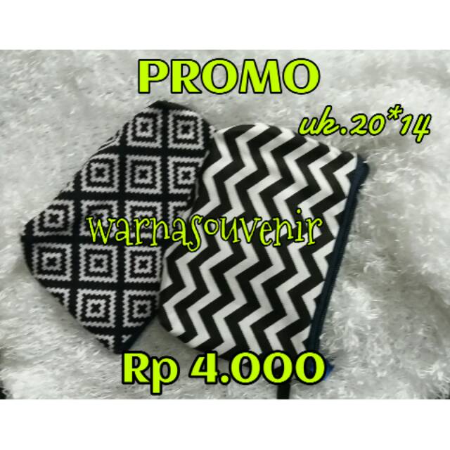 

Souvenir pouch kanvas tebal 20x14