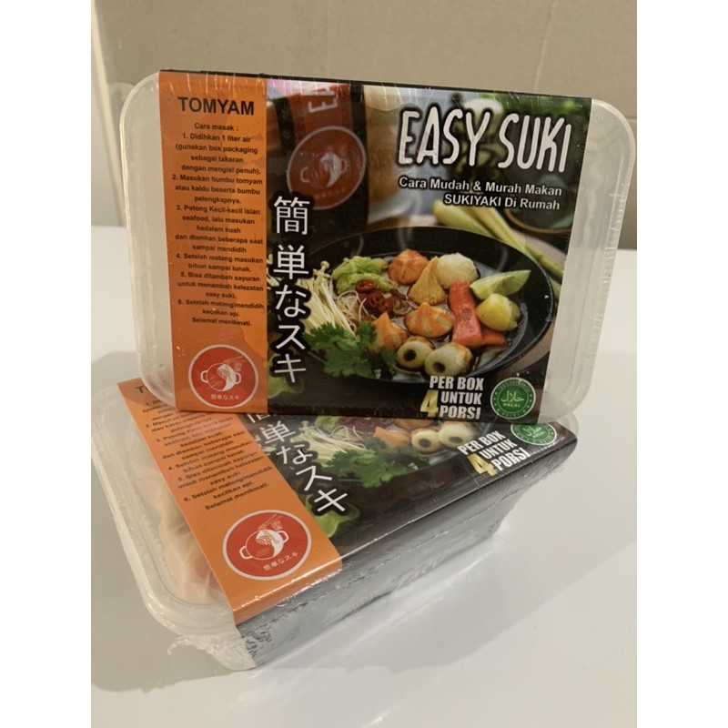 

EASY SUKI TOMYUM (steamboat instant kuah tomyum)
