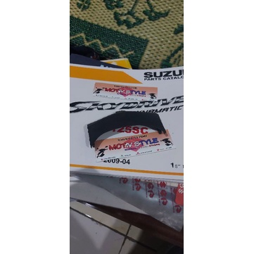 cover leg upper suzuki skydrive pennyambung body cover center depan suzuki skydrive original