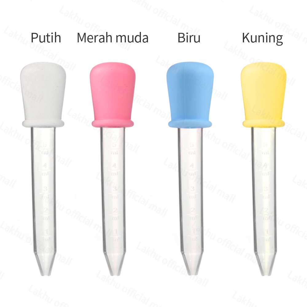 Lakhu 5ML pipet obat bayi pipet tetes/fruit feeder/pipet bayi pipet tetes obat bayi