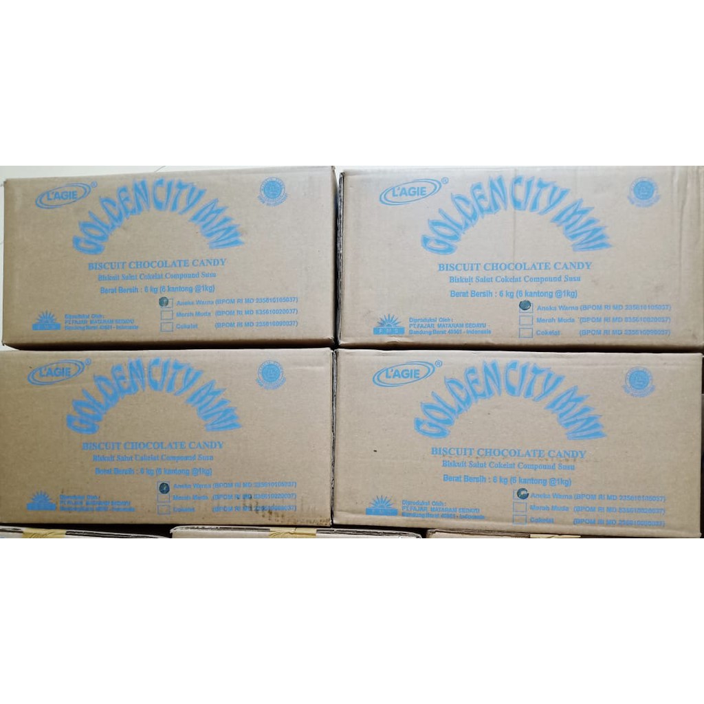 Coklat LAGIE MINI WARNA Coklat Biscuit Kiloan Coklat Mini Warna L'agie Coklat Murah