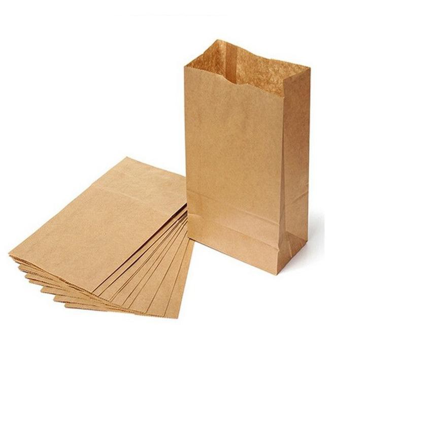 

^✴-858✴ PAPER BAG SIZE M - MEDIUM - SNACK - FRIED CHICKEN - KANTONG KERTAS ROTI - WARNA BROWN