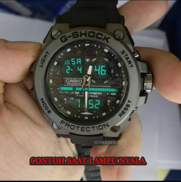 G Shock G_889 Jam Tangan Pria Water Resistant Free Batrai Cadangan_Jam Sport Pria