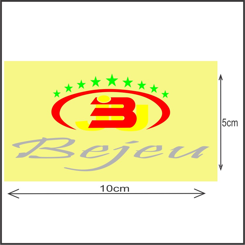 

sticker stiker bus bis logo bejeu