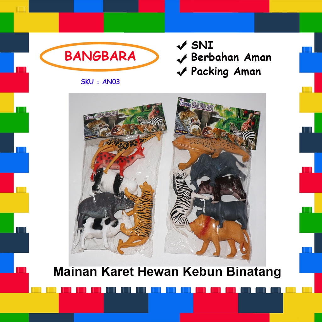 Mainan Kebun Binatang - Hewan Kebun Binatang Besar tipe 2