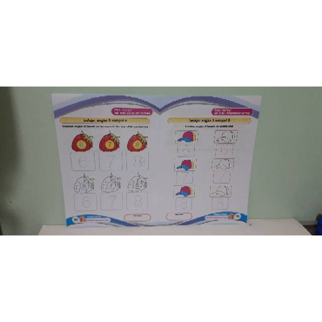 BUKU MATERI PAUD ( 1 SET ISI 6 )