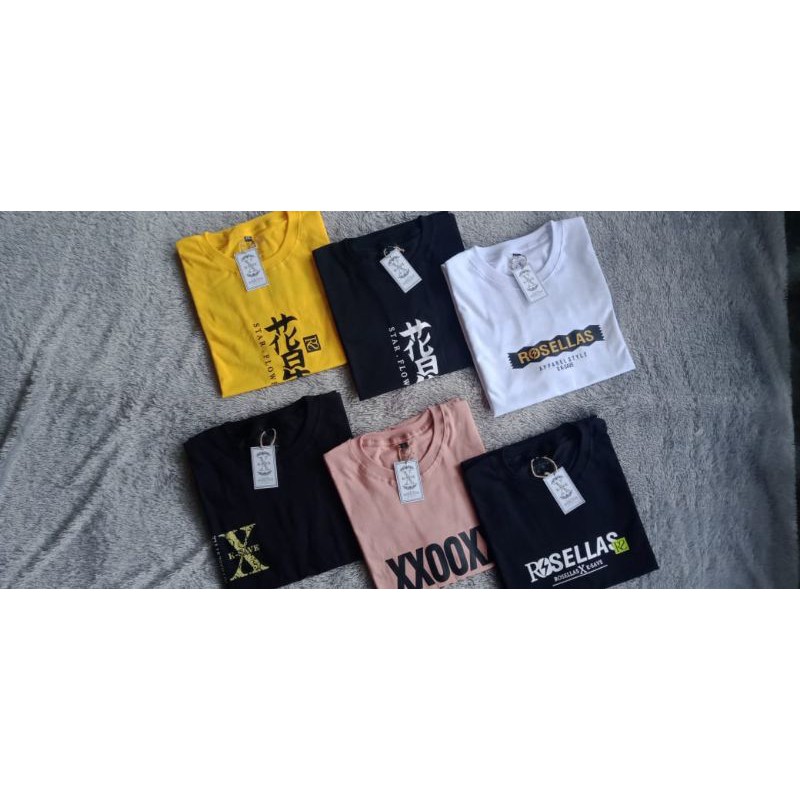 BISA COD - Kaos Distro Original Rosellas X k-save Original Lengan Pendek Murah