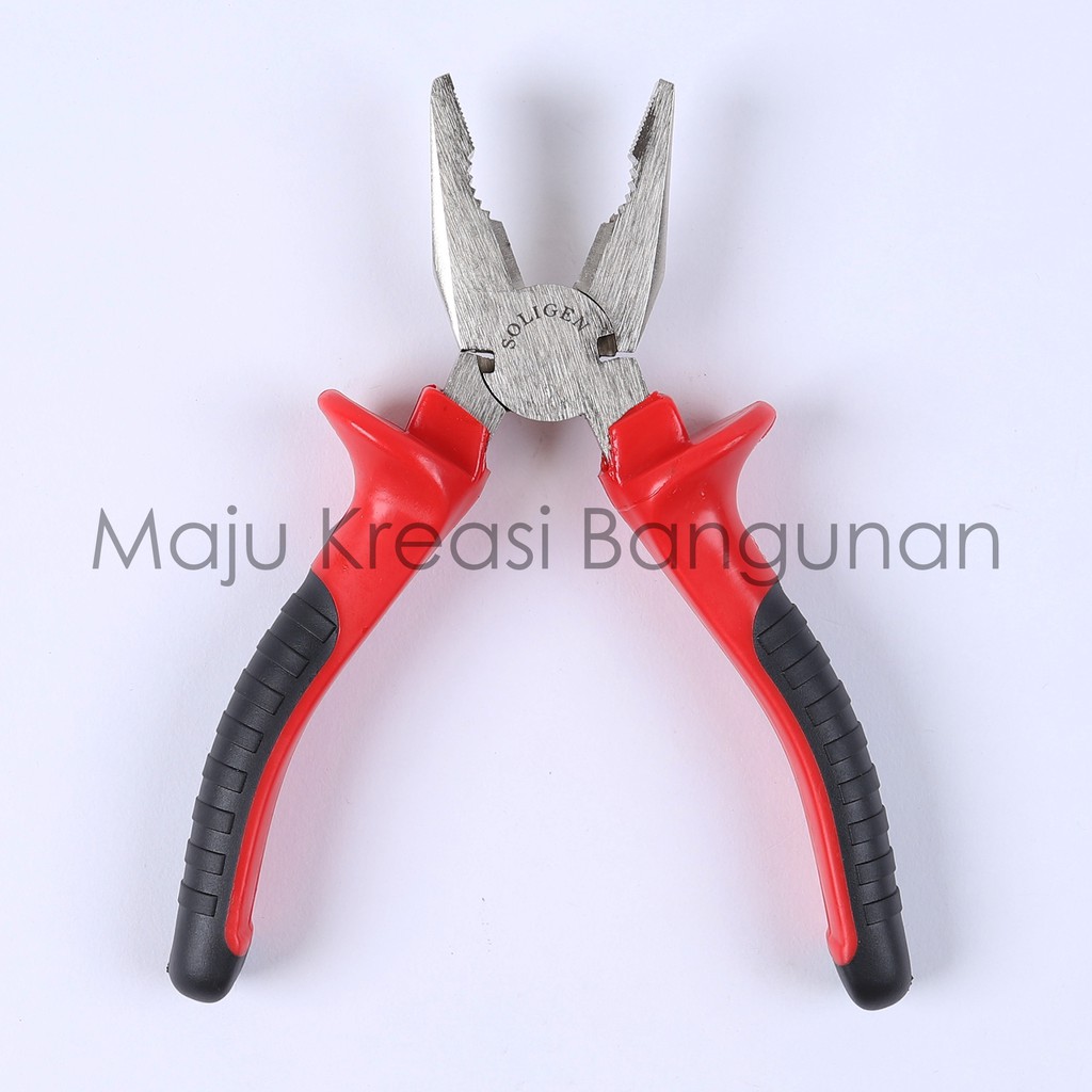 Tang Kombinasi SOLIGEN 6&quot; 6 Inch Inci 6Inch 6Inci Buaya Biasa