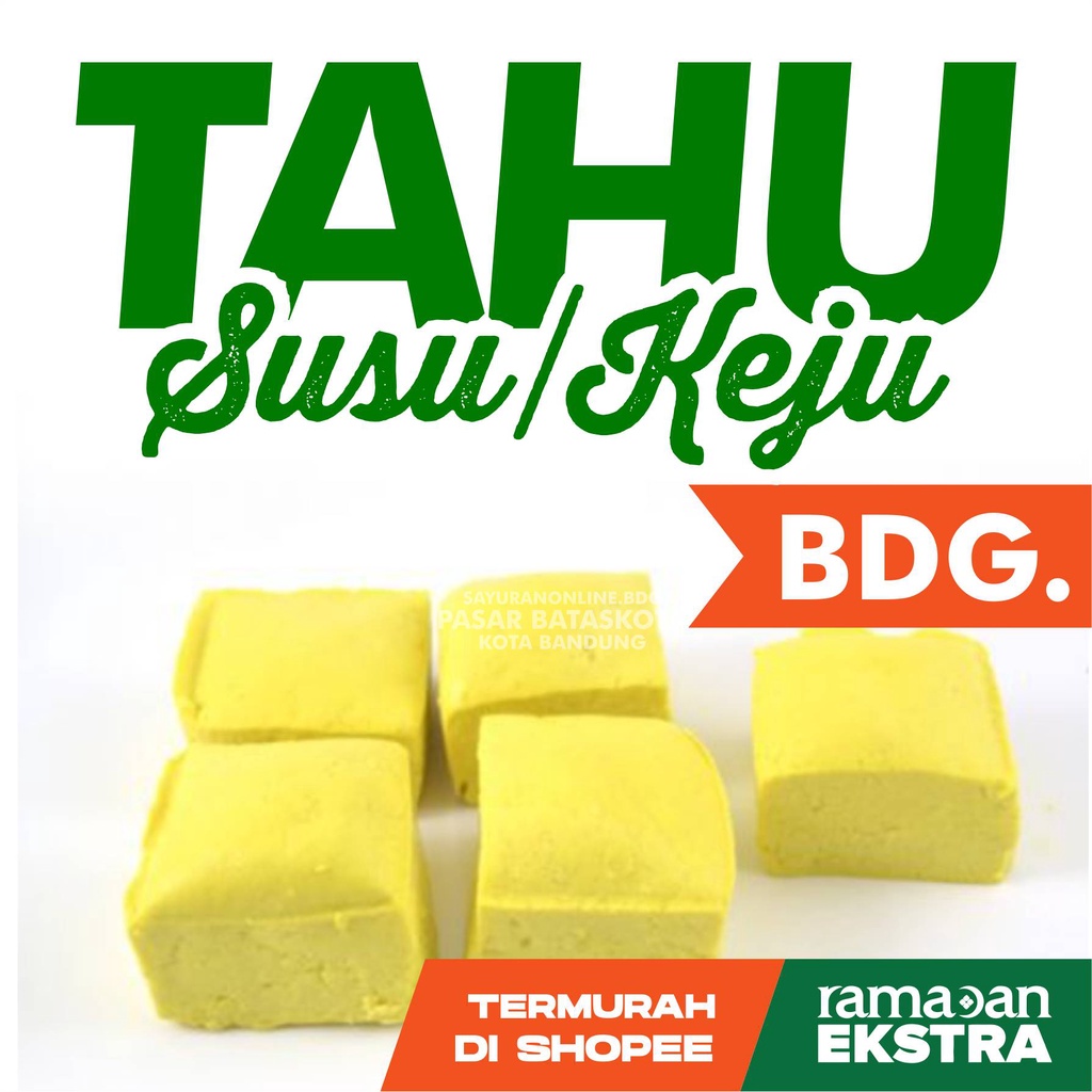

TAHU KUNING per 10 pcs SAYURAN SEGAR SAYUR FRESH BANDUNG LEMBANG CIBUNTU
