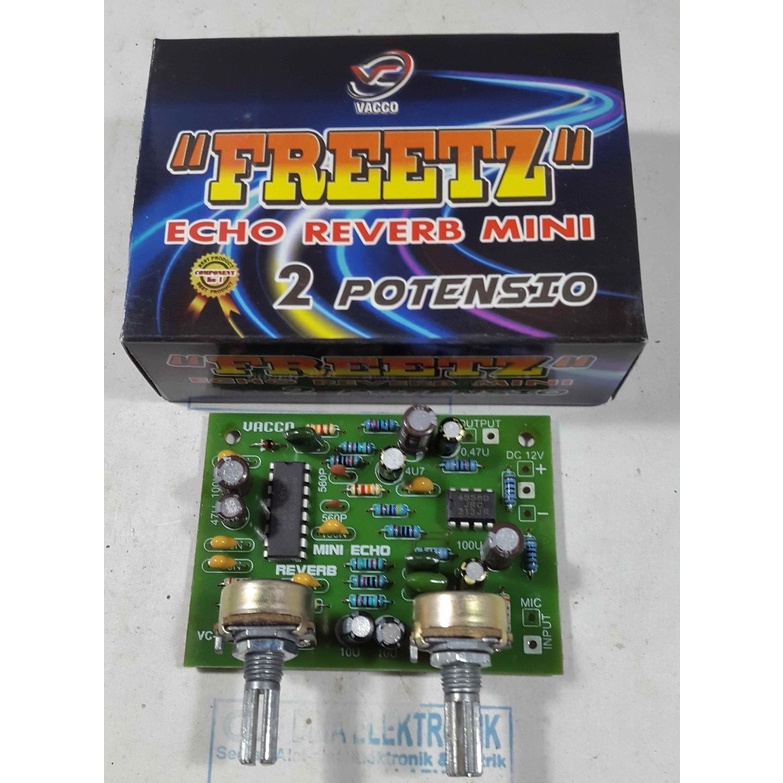 KIT MINI ECHO REVERB 2 POTENSIO