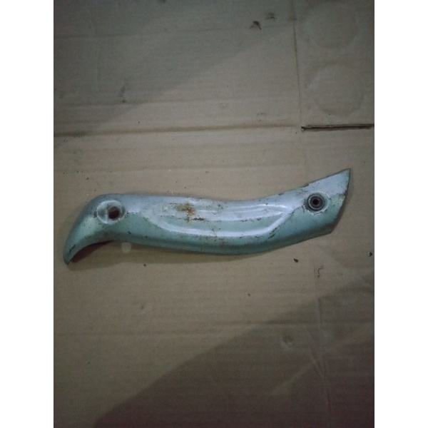 Cover tameng tutup leher knalpot Kawasaki Klx S klx lama proginal