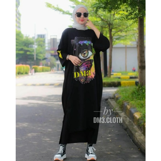 longtunik dm3.cloth bahan kaos kombat import