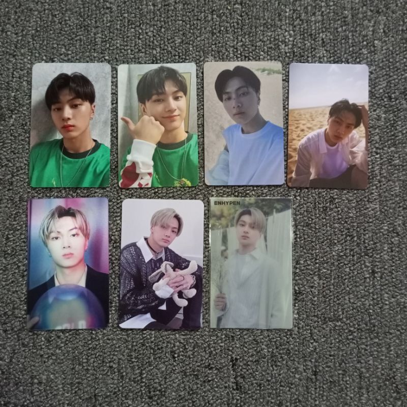 Enhypen Jay Photocard PC Bene Shopee Charybdis Selca Lucky Draw LD M2U R1 Weverse POB Dimension:Dile