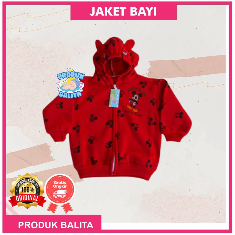 Jaket Bayi Anak Perempuan Laki laki Halus Lembut Lucu / 0-6 / 6-12 Bulan / 1 Tahun